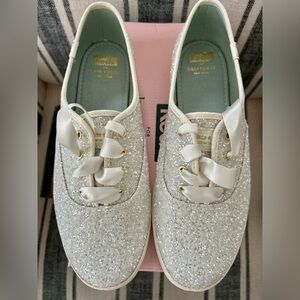 Kate Spade Glitter Ked Sneakers - Silver